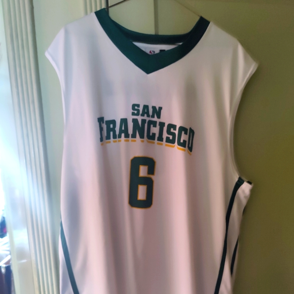 Bill Russell USF Dons Jersey
